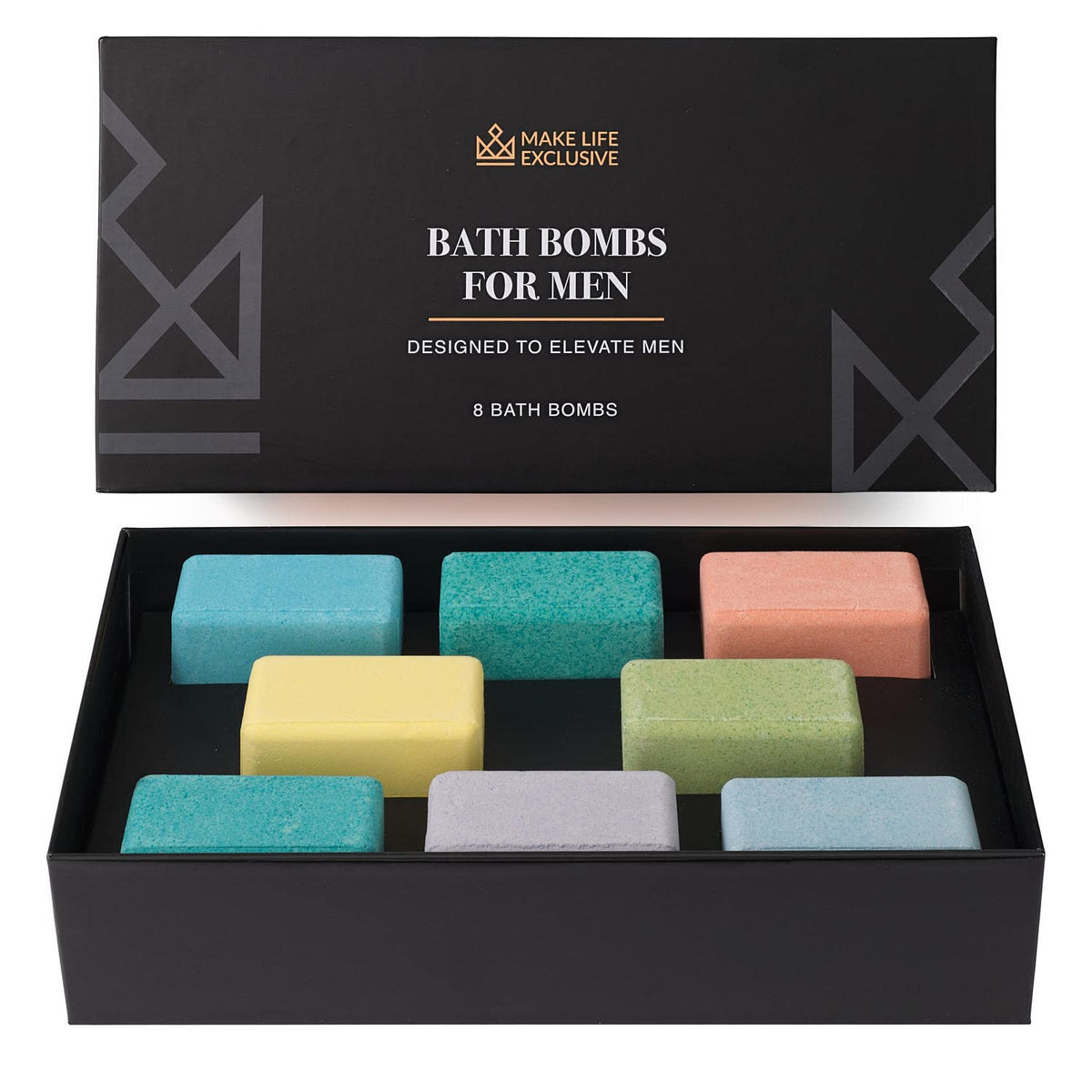 Block Shape - Bath Bombs For Men – Make Life Exclusive